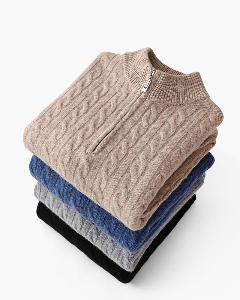 Elanzo Belgravia Cashmere Zip