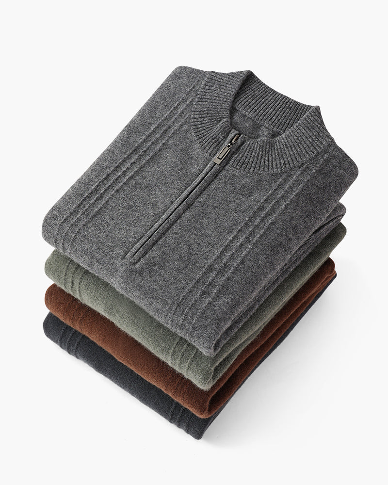 Elanzo Armand Rib Knit Zip