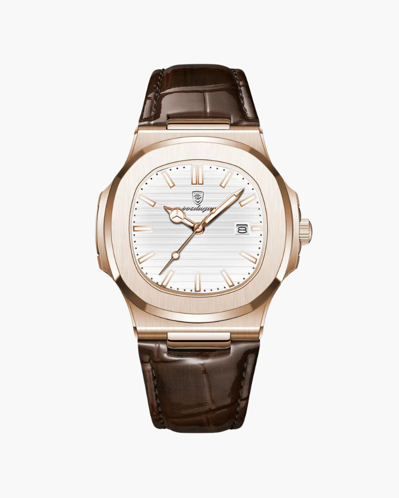 Elanzo Savelli Leather Timepiece