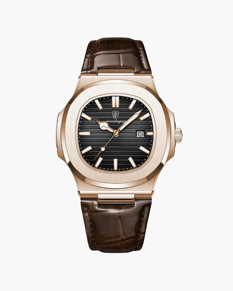 Elanzo Savelli Leather Timepiece