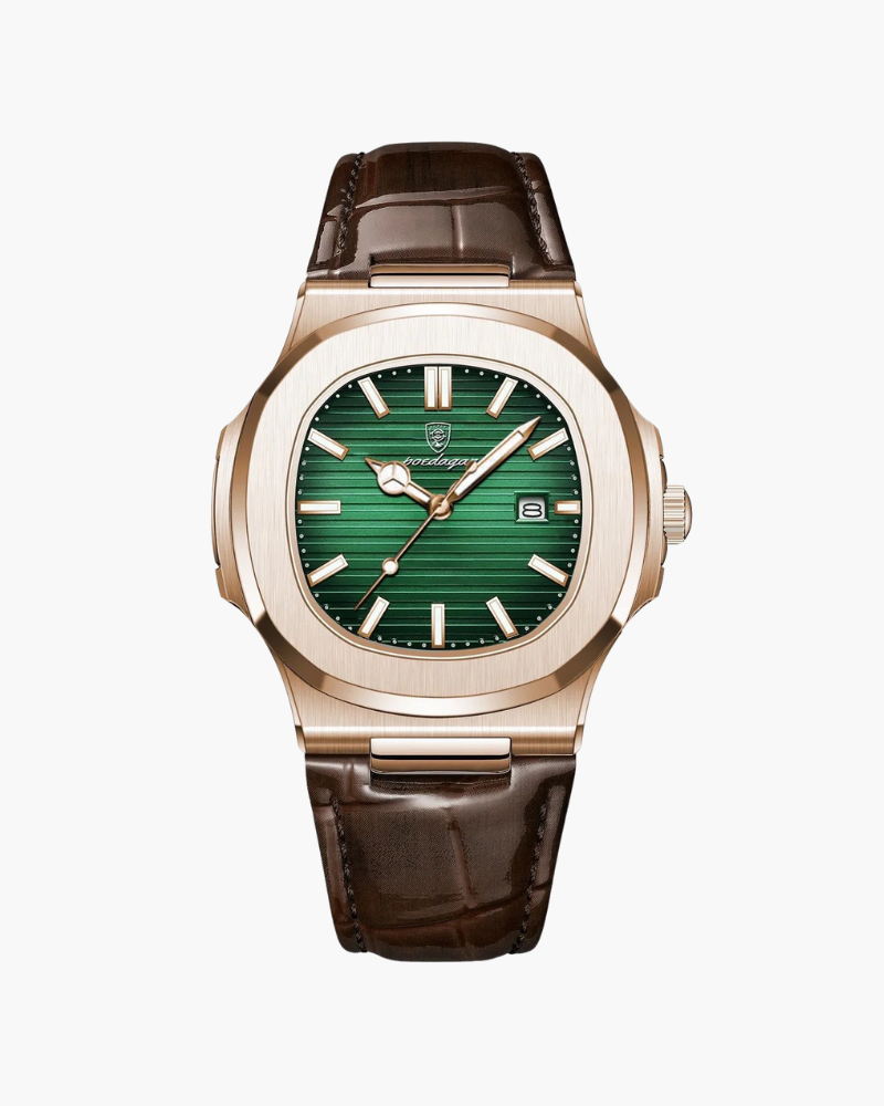 Elanzo Savelli Leather Timepiece
