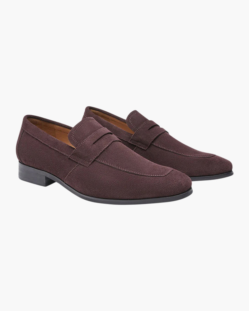 Elanzo Aldric Suede Penny Loafer