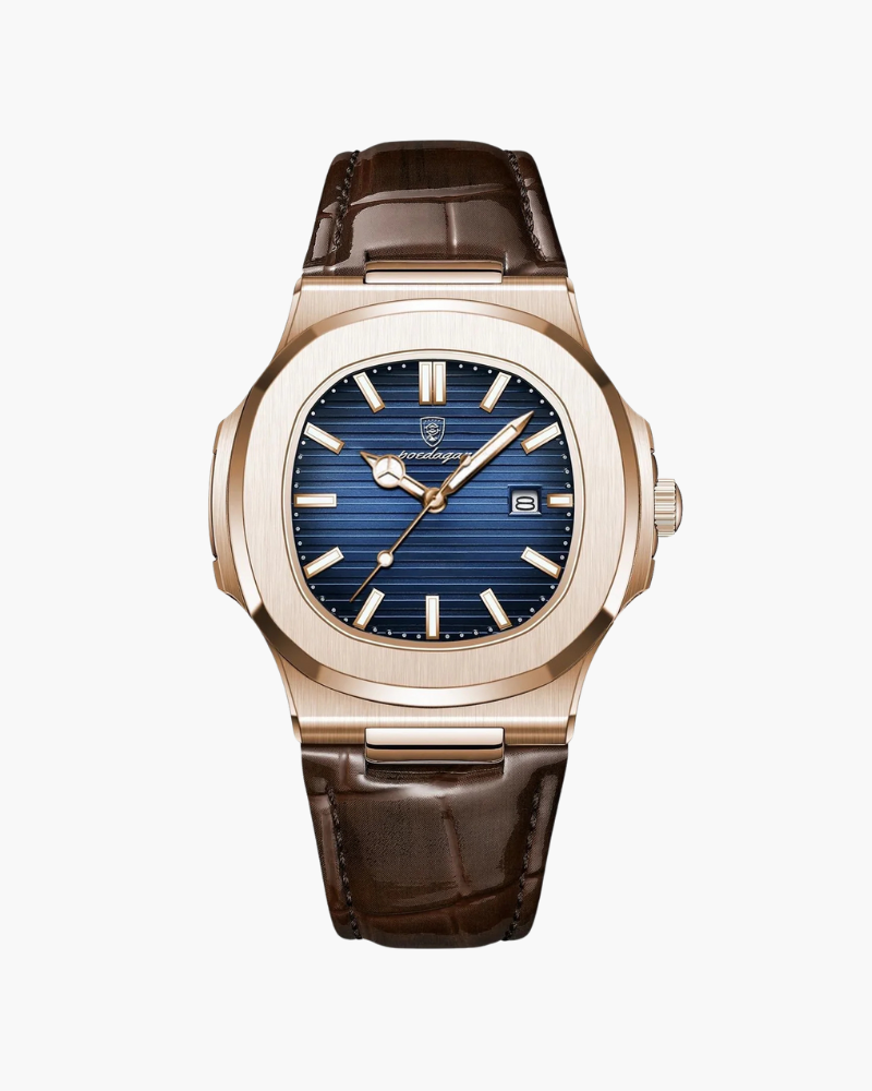 Elanzo Savelli Leather Timepiece
