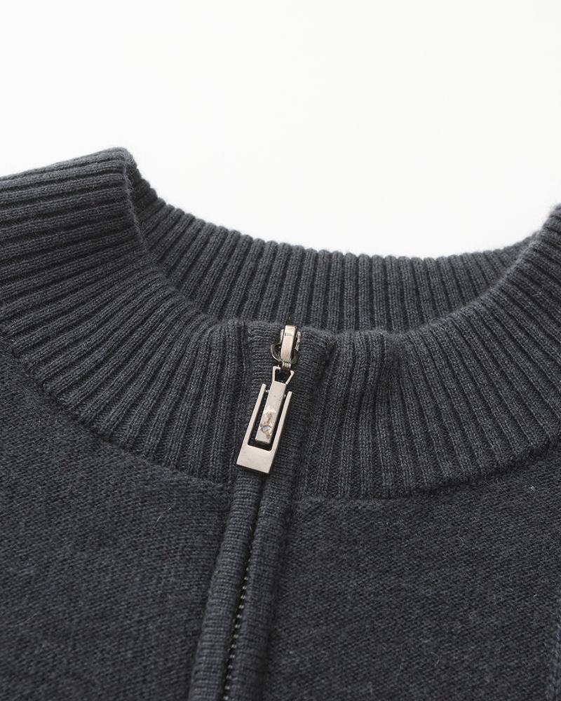 Elanzo Armand Rib Knit Zip