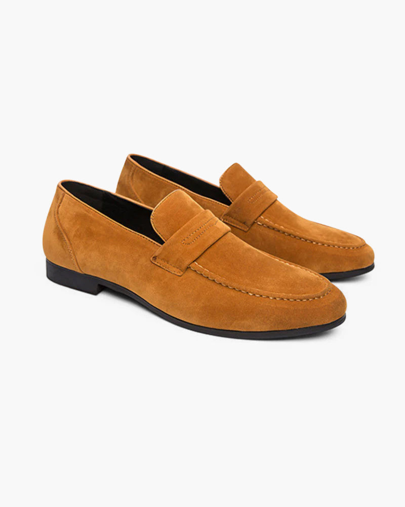 Elanzo Aldric Suede Penny Loafer