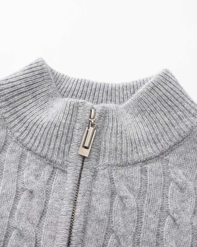 Elanzo Belgravia Cashmere Zip