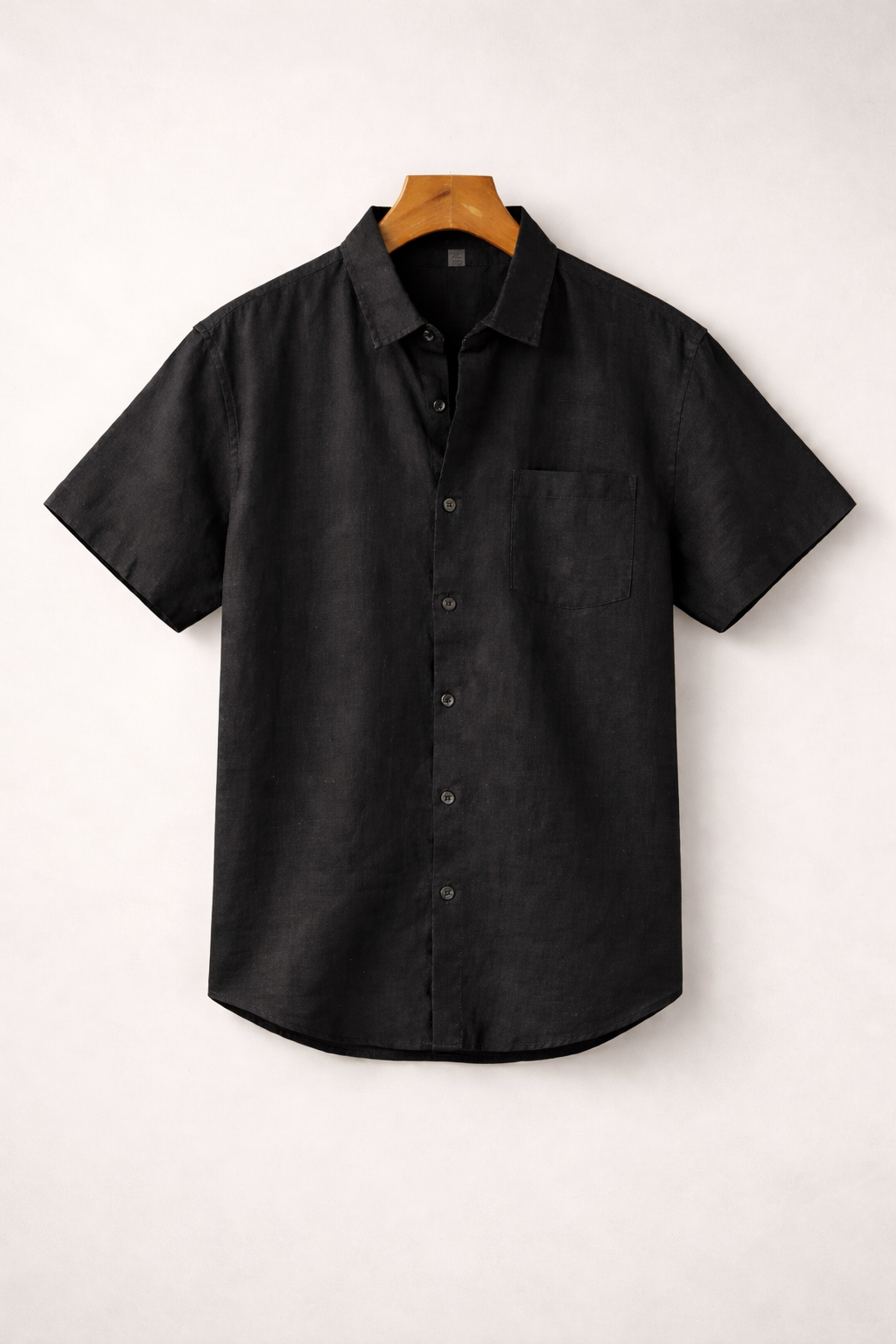 Elanzo Noir Linen Shirt