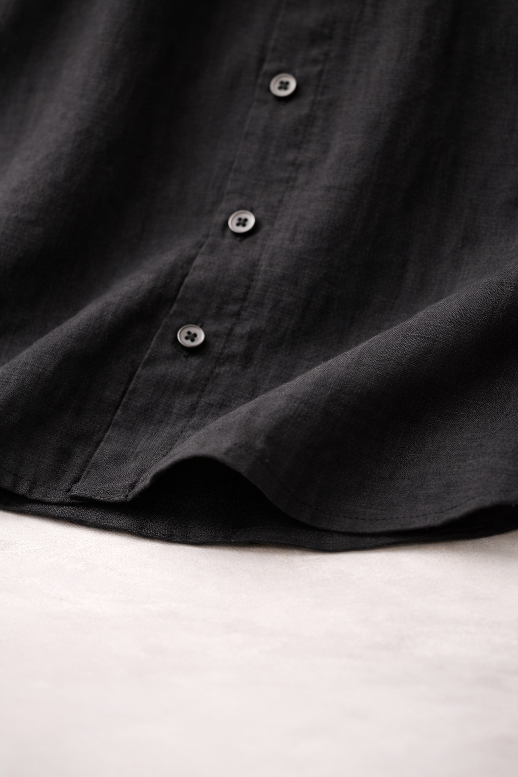Elanzo Noir Linen Shirt